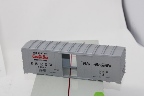 CBT HO Scale 1944 AAR 40' D&RGW VTG Cookie Box Silver Rio Grande Boxcar HO-0001C - Picture 8 of 14