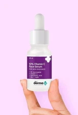 Derma co Vitamin C Serum for Face with Hyaluronic Acid Vitamin E Best Anti-Aging