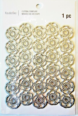 Flower Background Thin Metal Die by Recollections 624111 NEW!