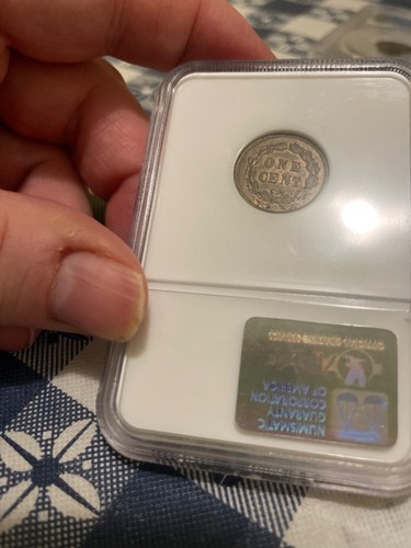 1859 Indian Head Cent NGC MS60 - Picture 2 of 4