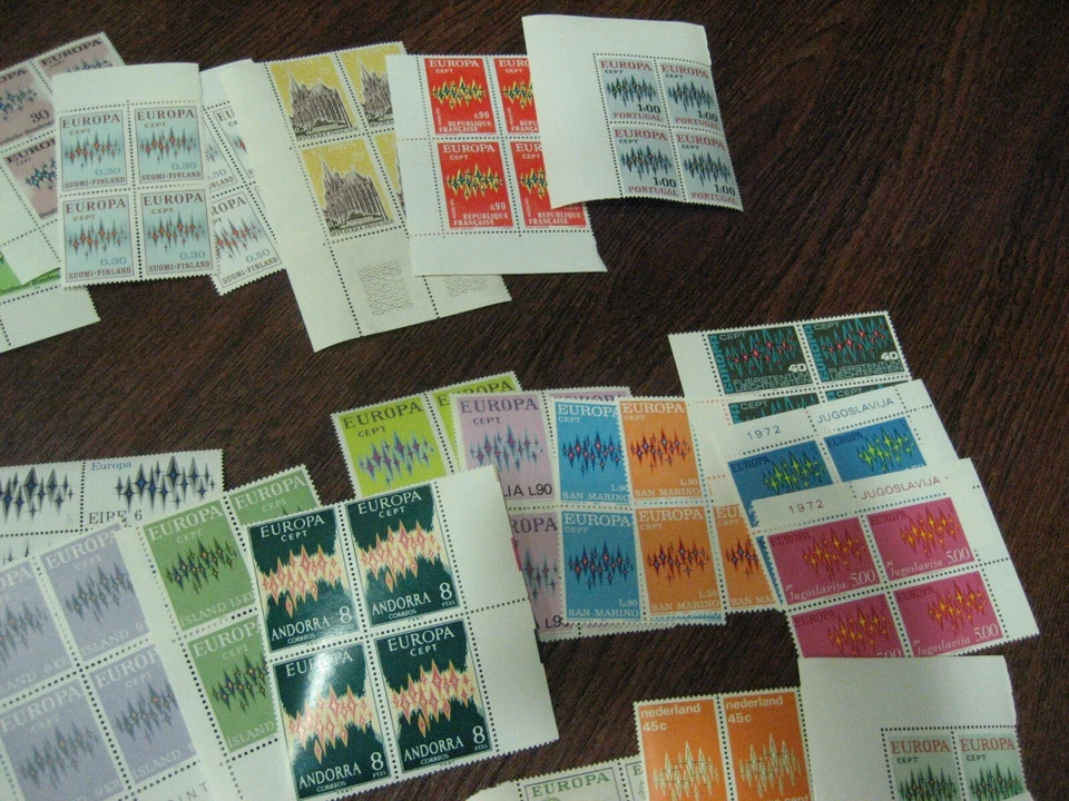 1972 EUROPA EUROPE YEAR SETS MNH STAMPS BLOCKS CAT£1000 DEALERS PRICE£300 - Image 4 of 4