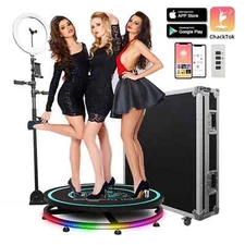 MWE 360 Photo Booth Rotating Selfie Video Platform Spinner Sale Automatic