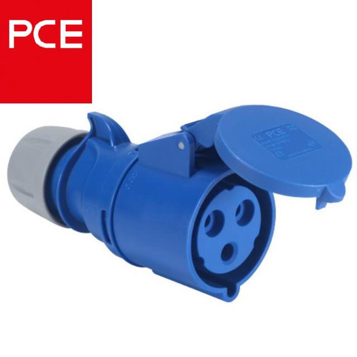 PCE 223-6 CEE-connector industrial socket [ 32A 3P 6h 230V