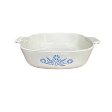 Corning Ware Vintage 60s P-1-B Blue Cornflower 1 Quart Baking Dish Casserole