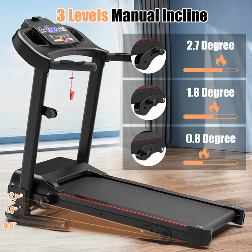 2.5 HP Foldable Treadmill for Home with Incline Electric Running Jogging Machine - Picture 5 of 6