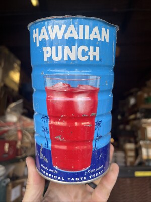 Vintage 1957 Hawaiian Punch Fruit Punch 46 Oz Can | eBay