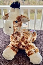 Aurora Gigi Giraffe Plush Beanbag Mini Stuffed Animal 8" Floppy Flopsie Soft Toy