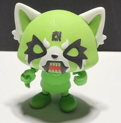 Loyal Subjects Aggretsuko Glow in the Dark 1/96 RARE Action Vinyls Mic & Amp