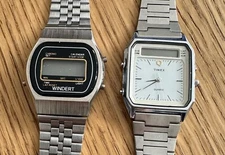 Vintage Digital Watches - TIMEX & WINDERT