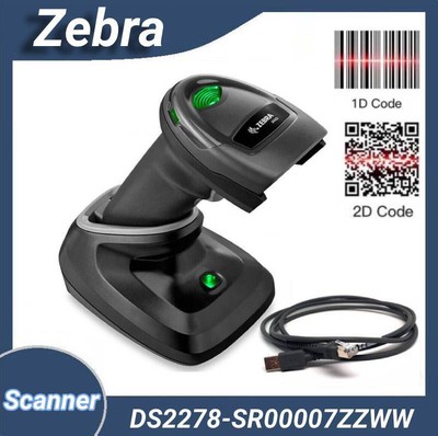 Zebra DS2278-SR00007ZZCN Drahtlose Bluetooth Handheld Barcode Scanner USB Kit