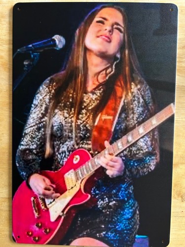 Ally Venable Great Blues Guitarist/Singer 8“ x 12“ Tin Sign New
