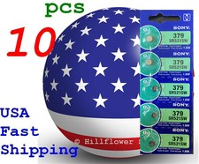 10 pcs XXX SONY 379 SR521SW AG0 LR63 179 Card 1.55V Silver Oxide Watch Battery