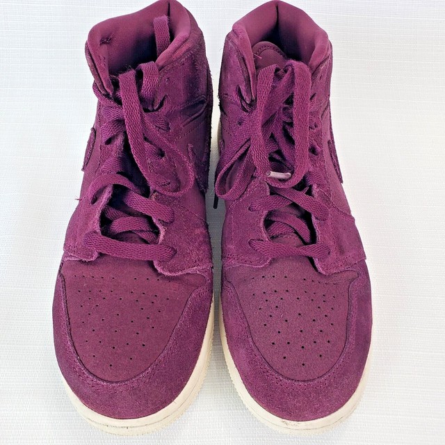 Nike Boys 554725-625 Air Jordan I 1 Mid BG Bordeaux/sail Size 7y for sale  online | eBay