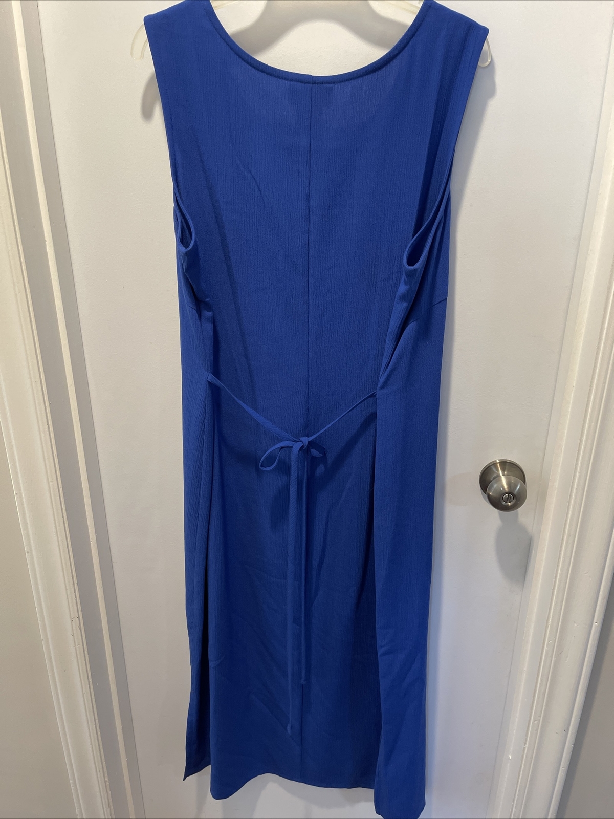 Vintage BASIC EDITIONS Cobalt Blue Periwinkle Dre… - image 4