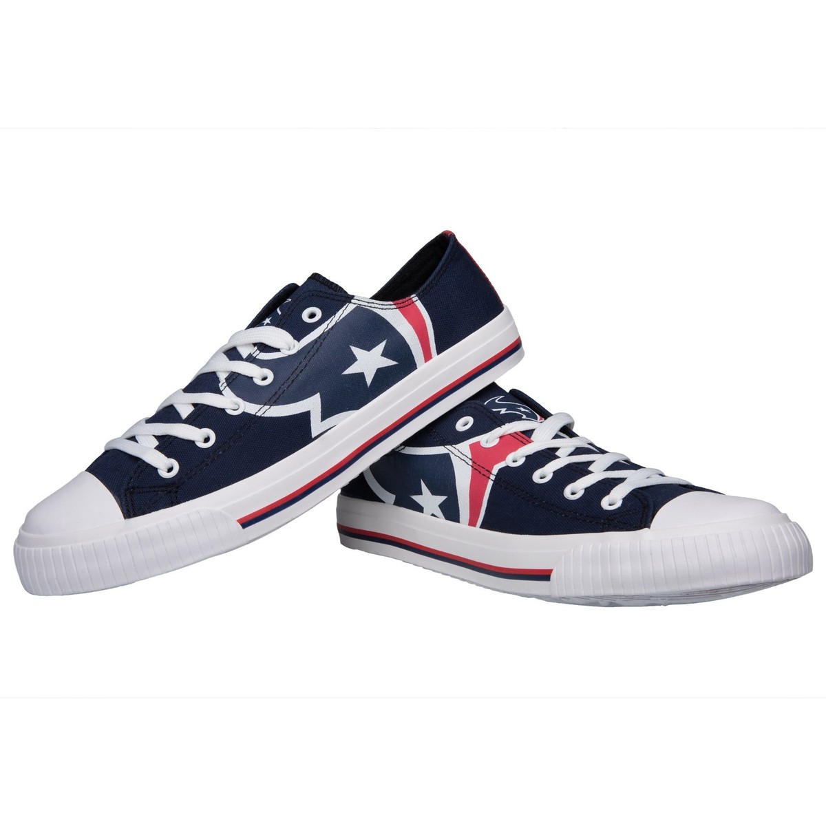 Houston Texans Big Logo Low Top Sneakers Team Color Shoes US