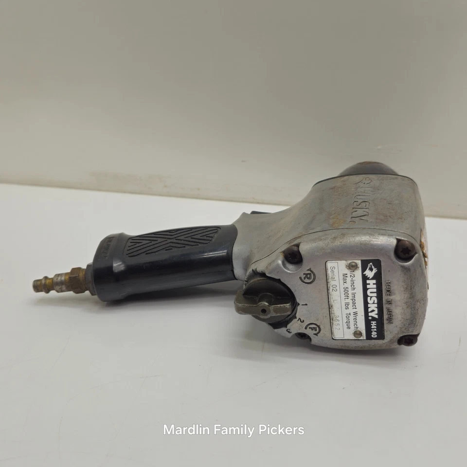 Husky H4140 1/2" Impact Wrench 500 ft lbs Torque MIJ Pneumatic Air Tool GU - Image 3 of 4