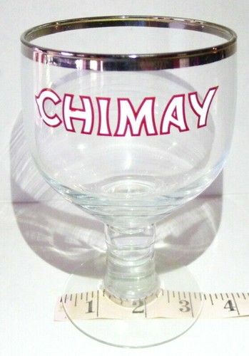 CHIMAY Ale Belgian Beer Chalice Goblet Belgium Glassware - Picture 4 of 5
