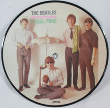 Beatles Picture Disc  Record  7 inch  vinyl  I feel Fine RP 5200 A   Mono   Rare