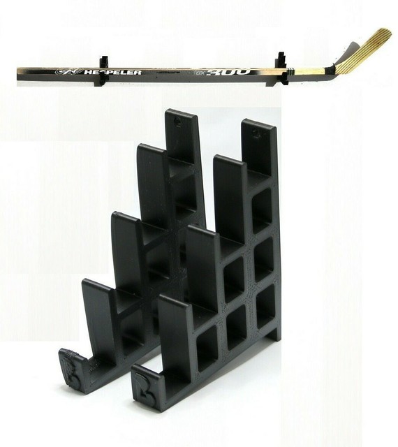 ICE HOCKEY STICK HANGER BRACKETS BOBBIN DISPLAY RACK WALL MOUNT TAB