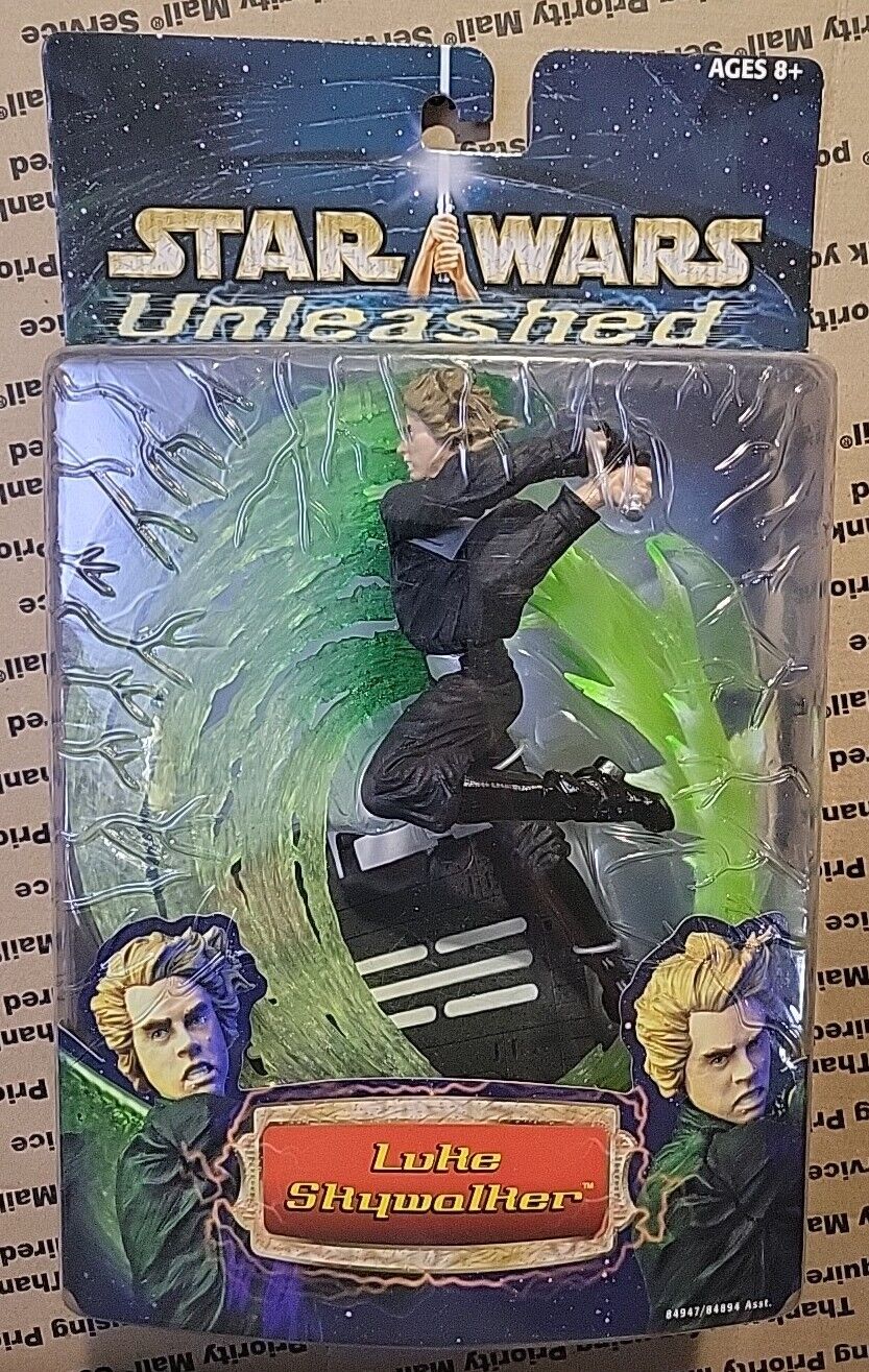 Star Wars Luke Skywalker Action Figure Hasbro UNLEASHED 2004