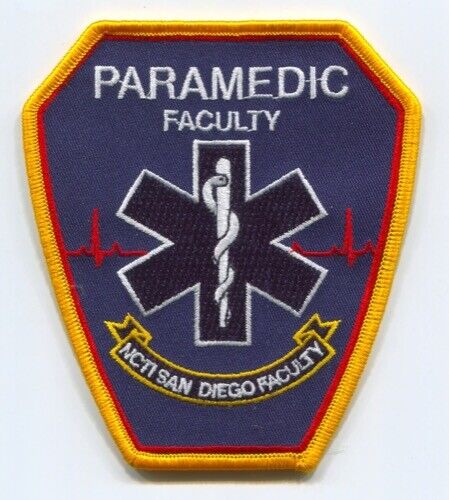 NCTI San Diego Paramedic School Faculty EMS Patch California CA - Picture 1 of 1