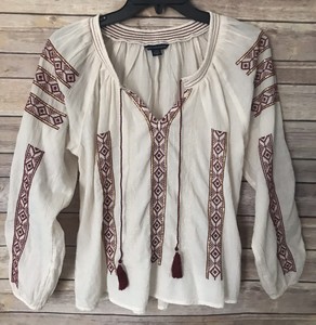 embroidered boho tops