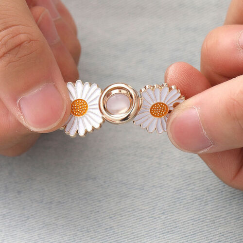 Tighten Waist Button Clip for Skirt Pants Jeans Clothing Adjustable Metal Pin - Picture 5 of 46