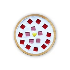 I DO Mosaic Tile Tea Coaster DIY Kit Circular Round Flower Cup Holder NWT 229635