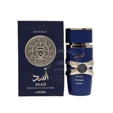 Lattafa Asad Zanzibar for Men Eau de Parfum Spray. 3.4 Ounce
