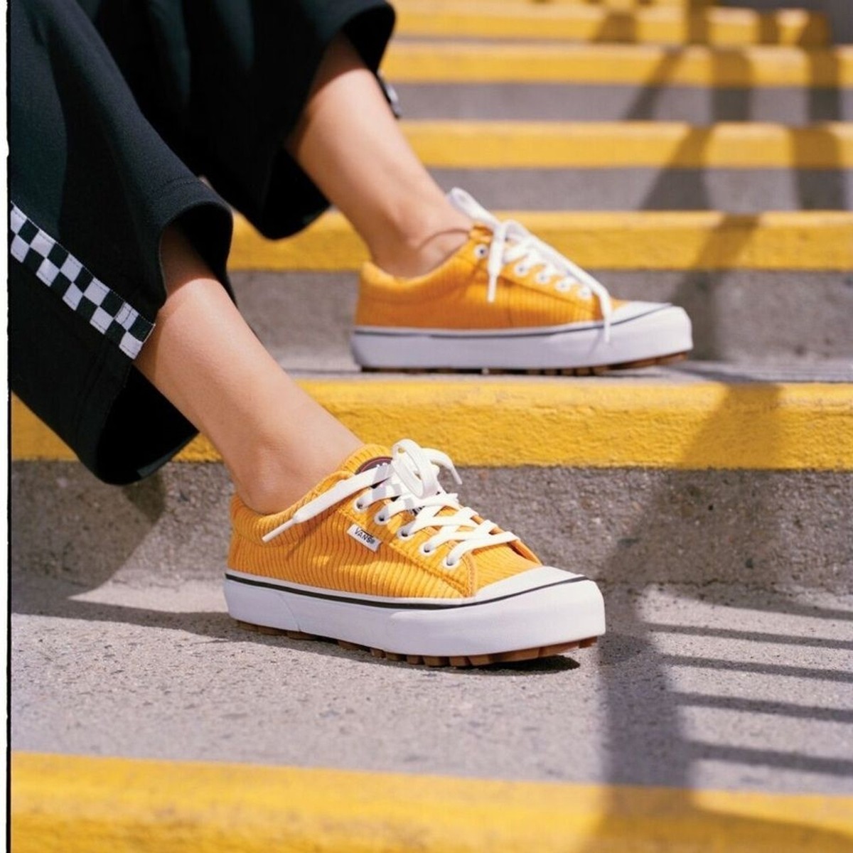 Vans Anaheim Factory Style 29, Corduroy Yellow Sneakers