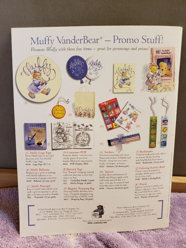North American Bear Co Muffy Vanderbear 2000 Spring Collection Catalog Brochure - Picture 4 of 4