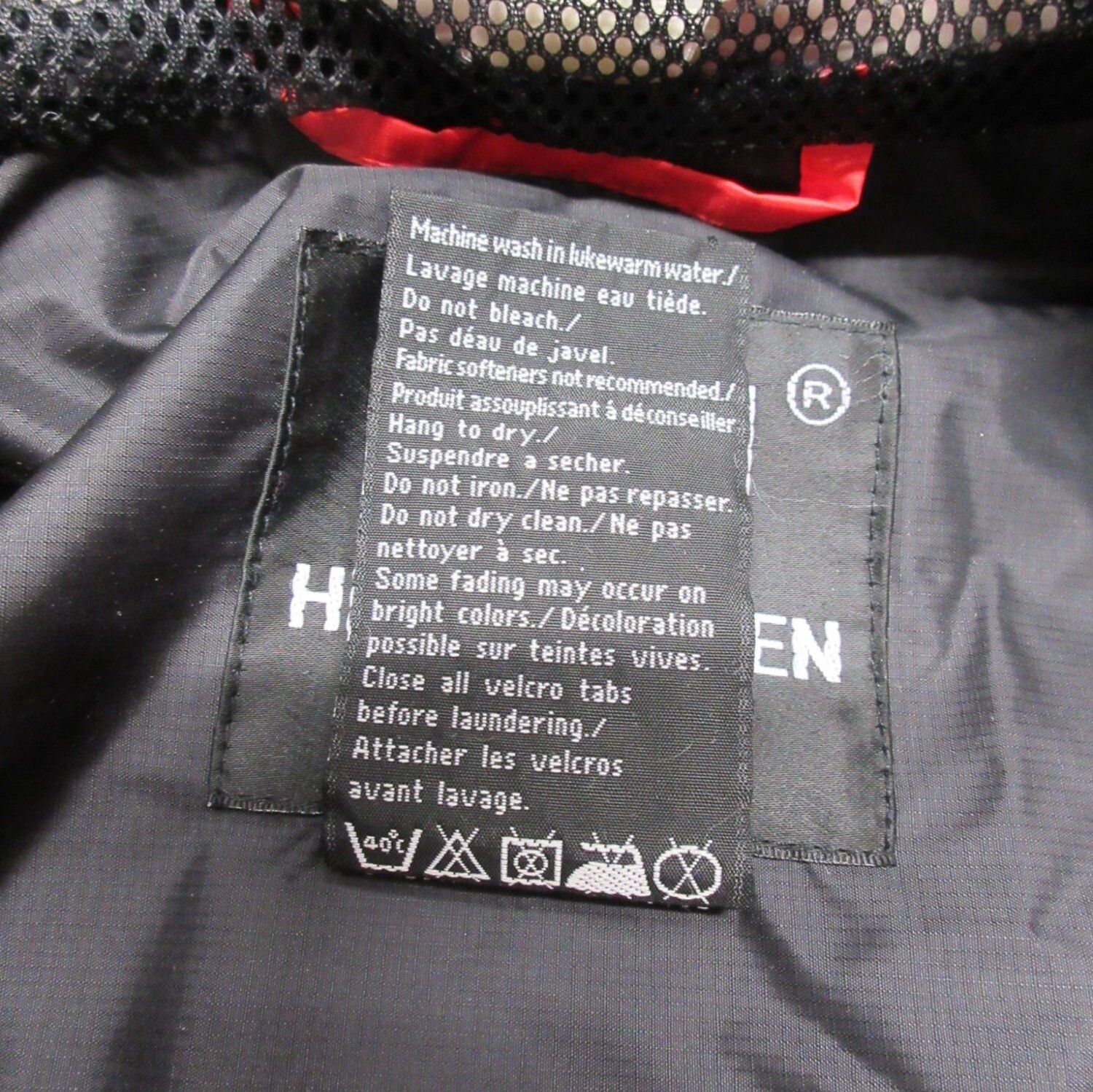 Helly Hansen red packable Helly Tech rain jacket … - image 8