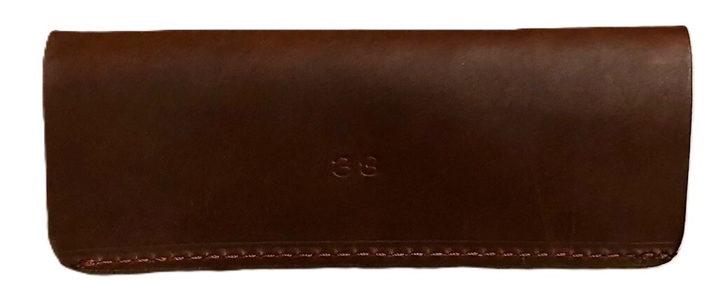 LEATHER PISTOL 357/38 or 44 AMMO BELT SLIDE HOLDER  CARRIER - BRN / BLK / TAN