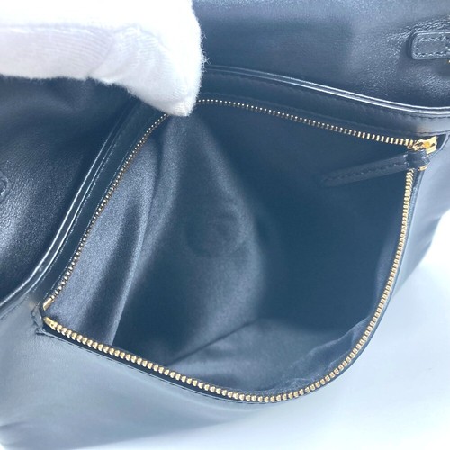 MCM Logo Tasche Beutel Cluch Bag Bi-Fold Clutch Tasche Leder Schwarz - Bild 16 von 18
