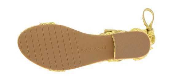 Kenneth Cole New York Womens Valen Lace Up Sandal Sandal Sandal Lemon Embossed Leather Sandals 50c137 Kenneth Cole New York Womens Valen Lace Up Sandal Sandal Sandal Lemon Embossed Leather Sandals 50c137