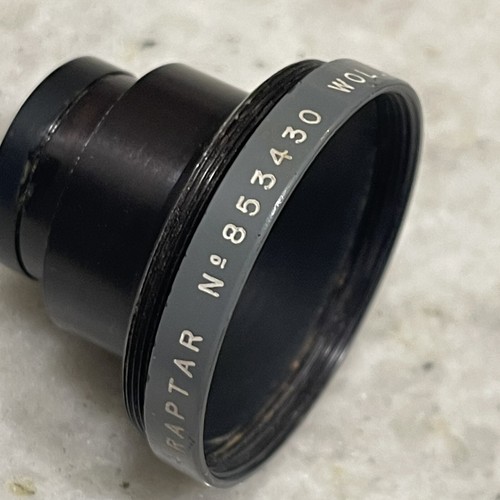 Wollensak Fastax Raptar 2” 50mm f2.7 Lens Vintage # 853430 - Picture 8 of 15