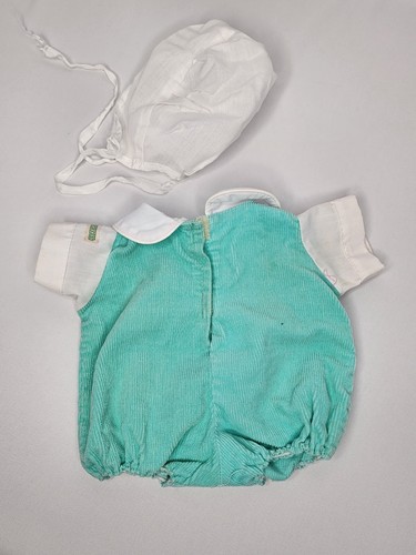 VTG 80’s Cabbage Patch Kids Baby Outfit Blue Elephant Coleco With Hat - Imagen 3 de 3