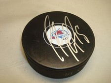Cody Goloubef Signed Colorado Avalanche Hockey Puck Autographed 1A