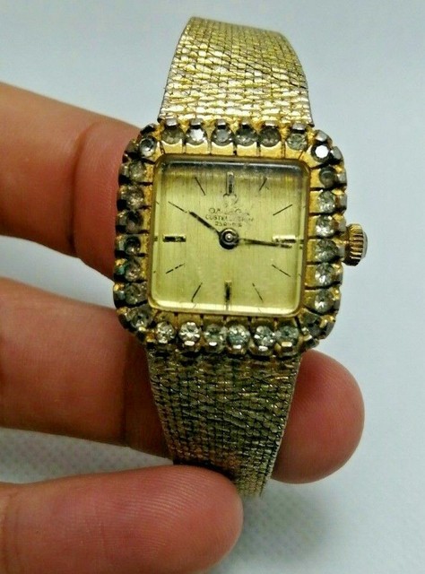 Ladies Omega Constellation Quadra Solid 