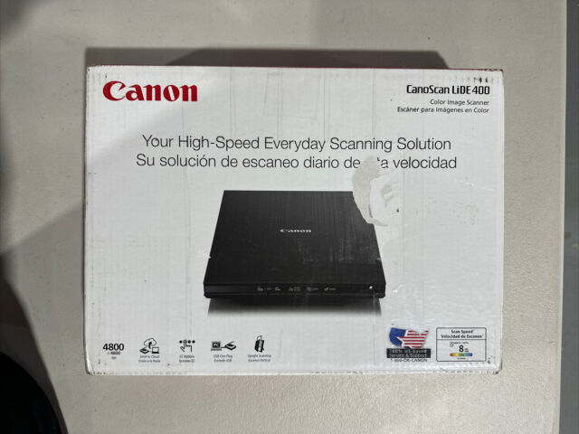 Canon 2996C002 4800 Dpi Optical Canoscan Lide 400 Slim Scanner for 