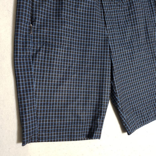 JOFIT Activewear Shorts Womens 14 Blue Zip Pockets Check Golf Tennis - Picture 2 of 10