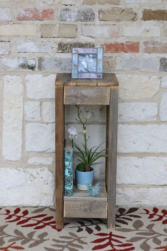 Natural 10x10 Accent Table - Picture 3 of 3