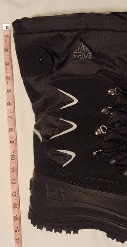 NORTIV 8 Men's Snow Boots Insulated Fur Liner Winter Hiking SIZE 13 Mountaineer - Picture 11 of 18