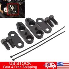 Aluminum Black Handlebar Clamps Risers Adapter For Honda Goldwing GL1800 2001-17