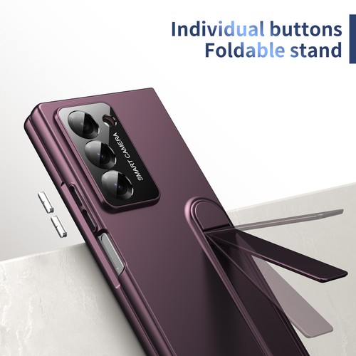 For Samsung Galaxy Z Fold 6/5/4/3 Case with Built-in Screen Protector + Stand - Picture 4 of 17