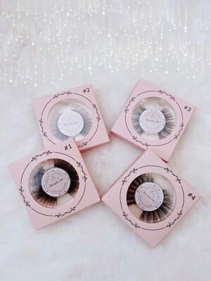 100% handmade high quality 3D mink faux lashes, soft band, light weight natural 