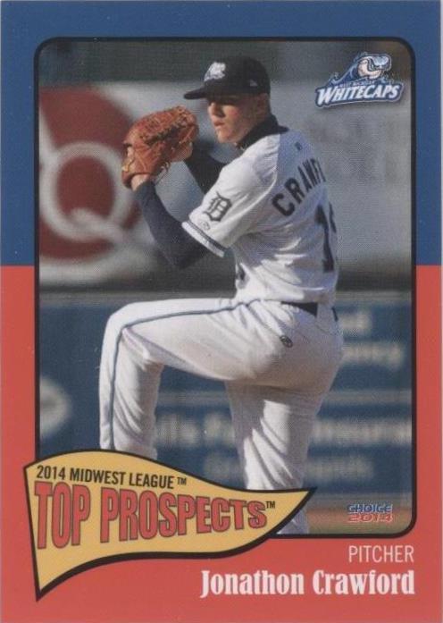 2014 Choice Midwest League Top Prospects - Jonathon Crawford #30 - 1 of 1