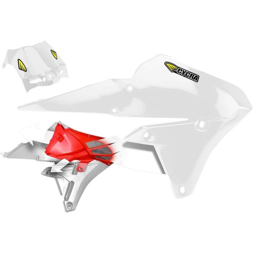 Cycra - 1CYC-1782-42 - Powerflow Intake Radiator Shrouds, White - Picture 1 of 1