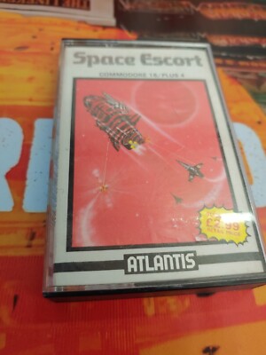 Space Escort (Atlantis 1986) Commodore 16 116 +4 (Tape, Box, Manual) 8-bit