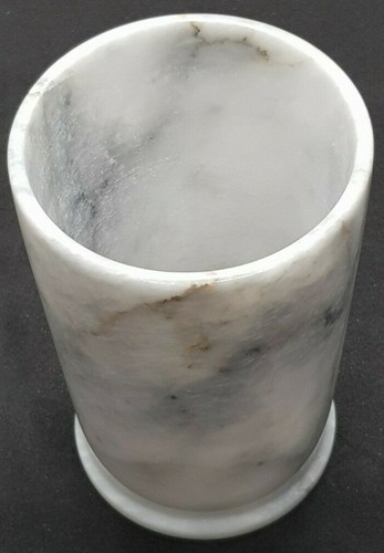 Handmade Natural Grey Marble Wine Glasses-Set of 6, 3" x 3" x 5", Cap: 300 mL - Picture 10 of 12